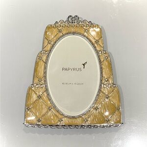 *NEW* Papyrus Yellow and Silver Picture Frame